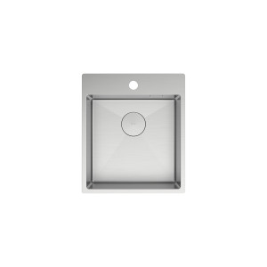 Кухонная мойка Lemark JANGA 440 прямоугольная из нержавеющей стали цвет: Сталь